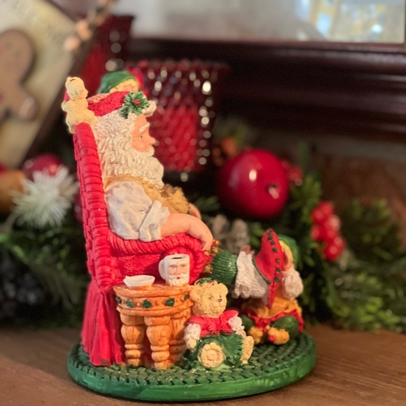Rare Vintage 1980’s Santa Clause Heavy Christmas Sculpture - Picture 3 of 7